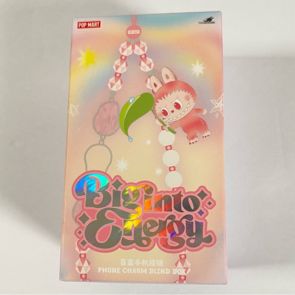 Labubu Pop Mart Big Into Energy Phone Charm Authentic NIB Blind Box